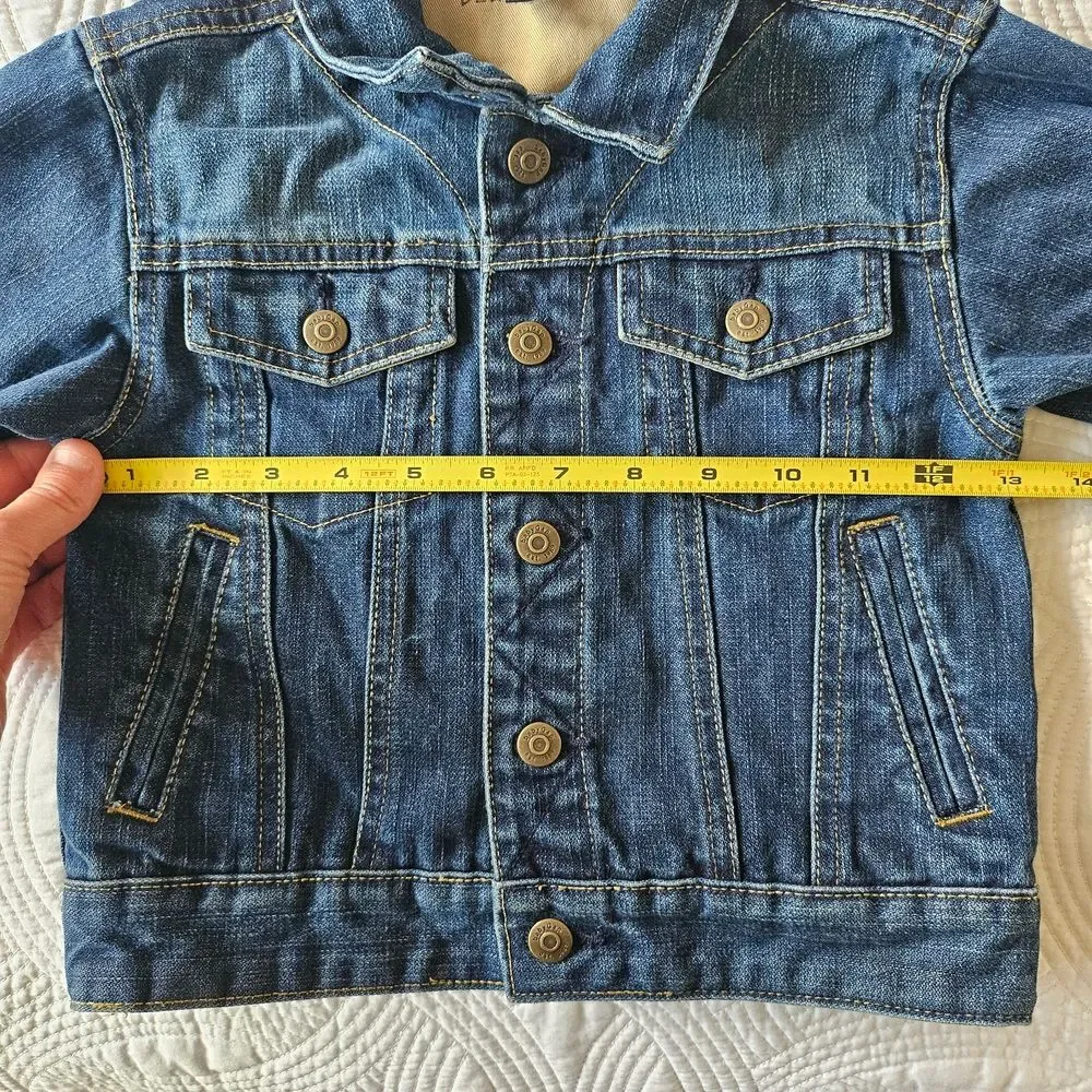 GAP Baby Dark Blue Jean Jacket Unisex Size 2T